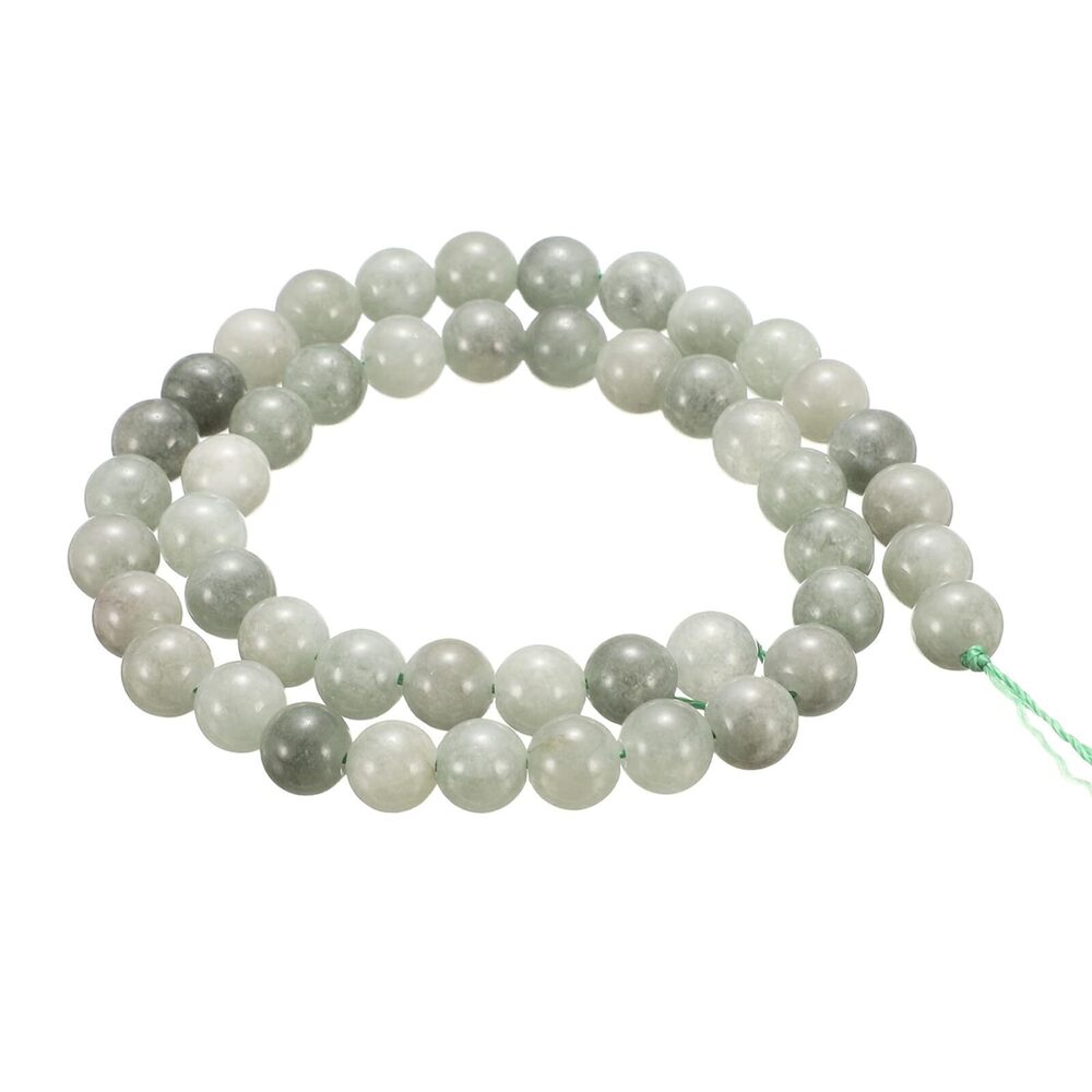 2773 100pcs Natural Stone Beads 8mm Elongation Stone Round Gemstone Stone